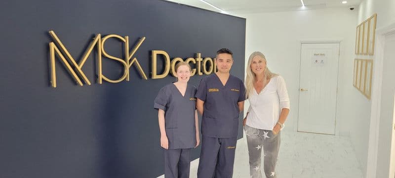 Sharron Davies MBE treated for knee arthritis