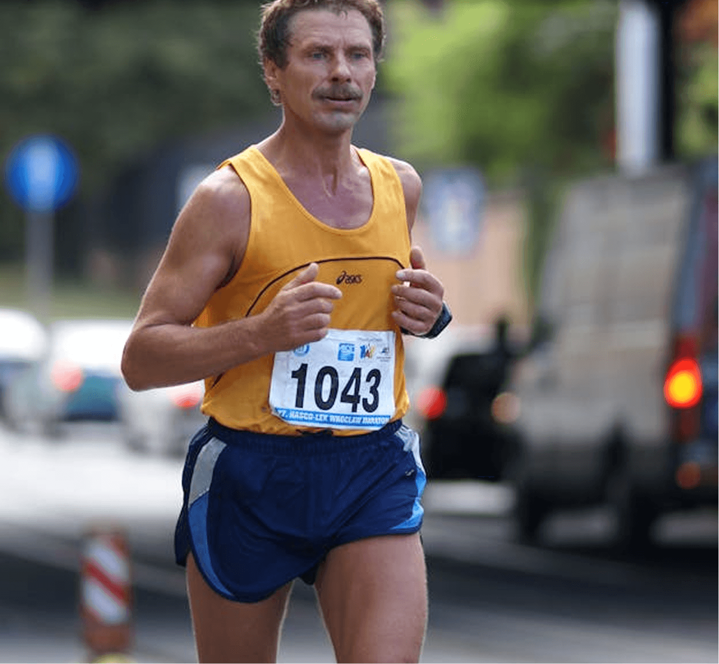 Runner in motion, representing active patients seeking longer-lasting relief