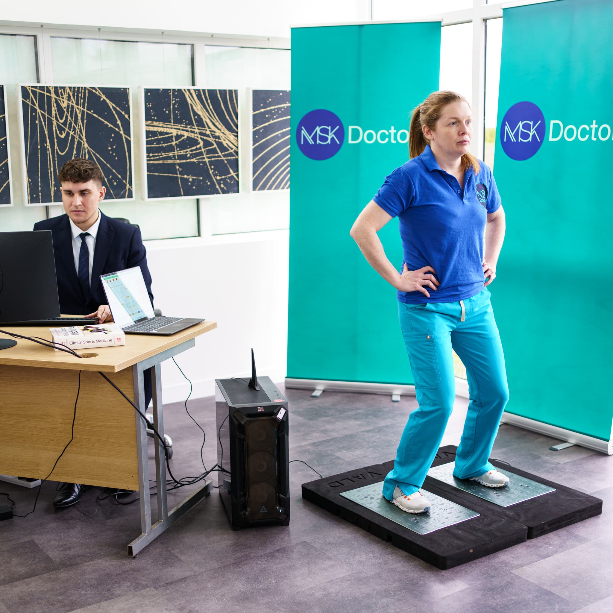 Balance platform gait assessment in clinic