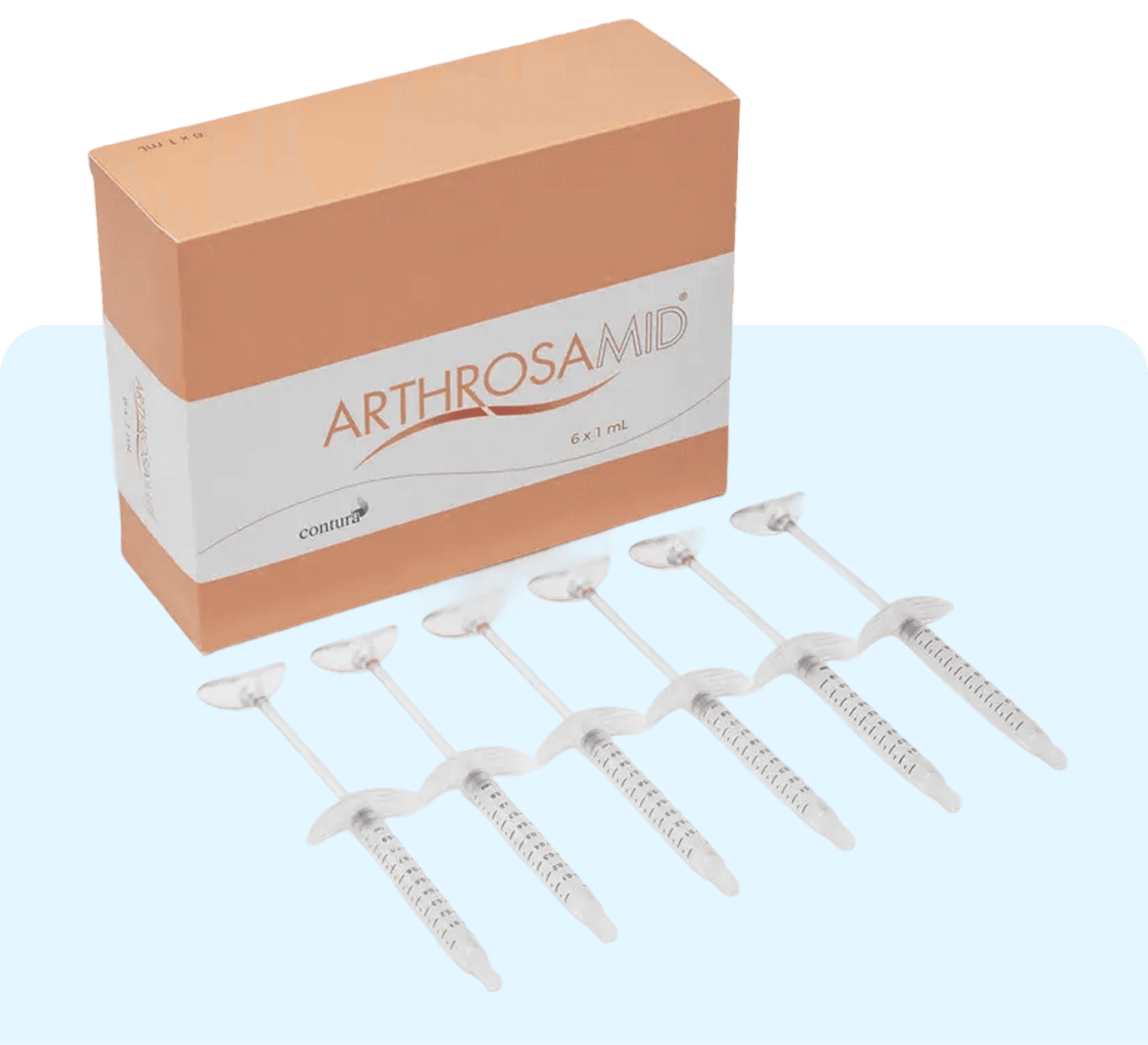 Arthrosamid injection kit representing a specialist non-routine treatment option