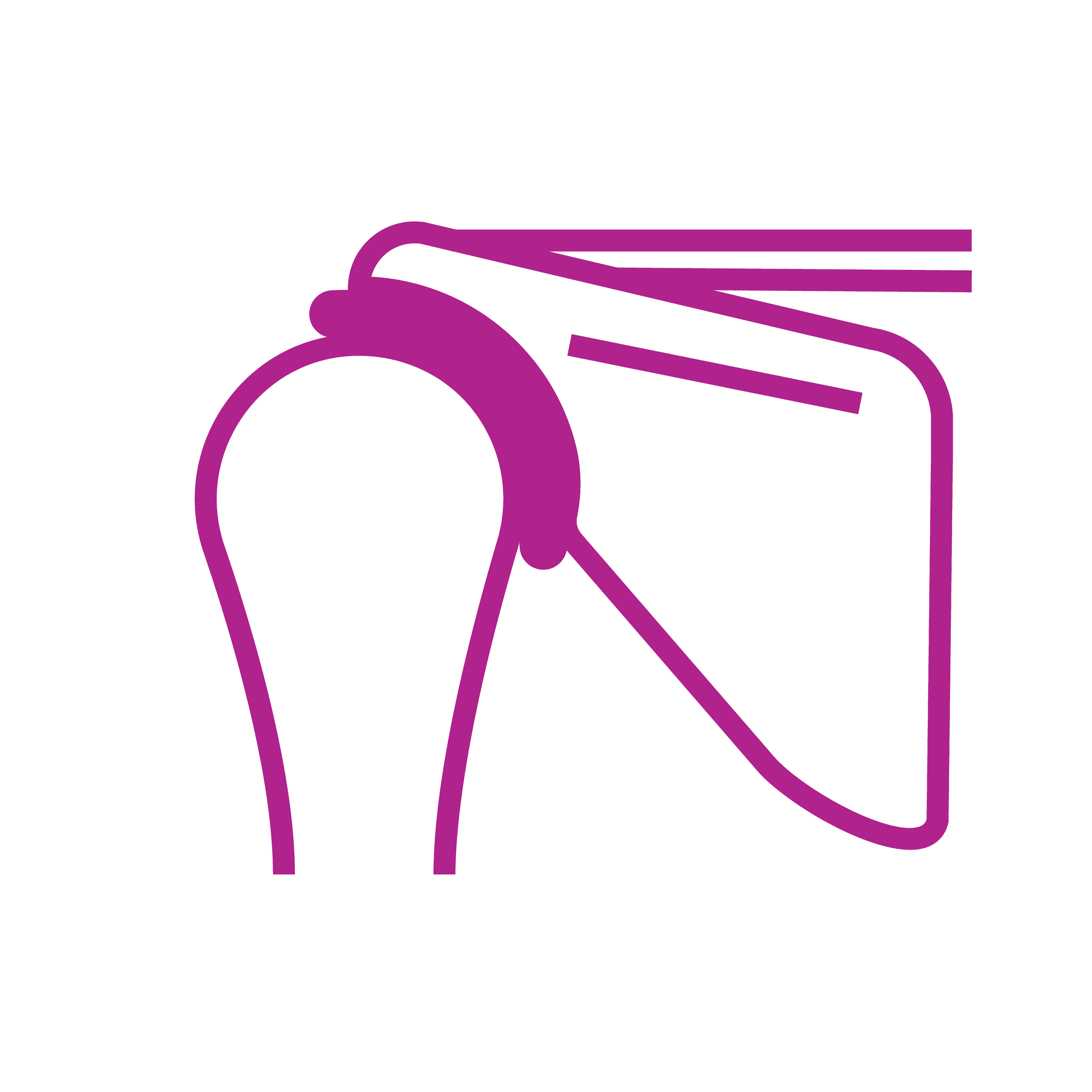 Shoulder Stem Cell / Medicinal Signaling Cell therapy illustration