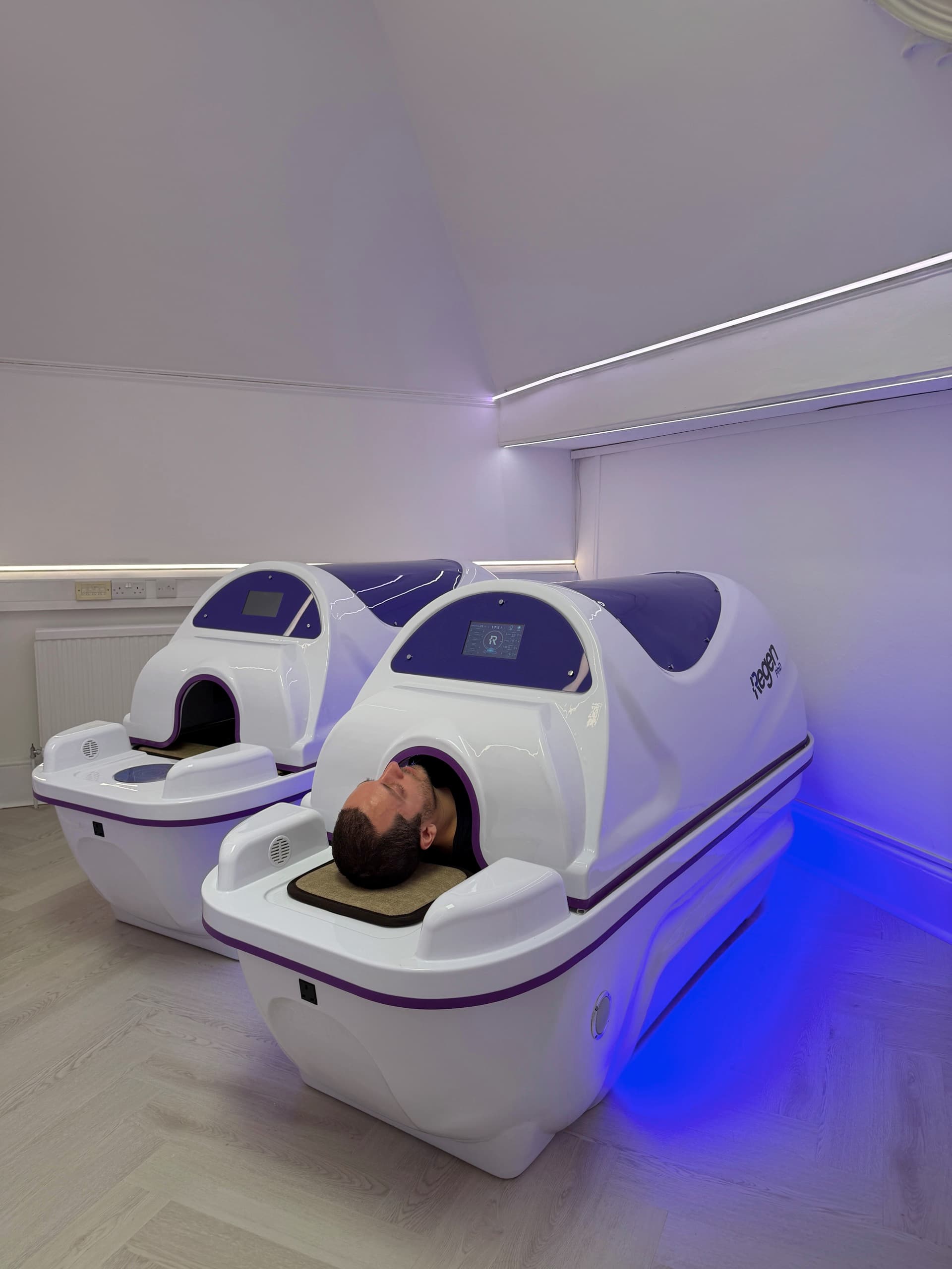 Cinematic Regen Pod Treatment